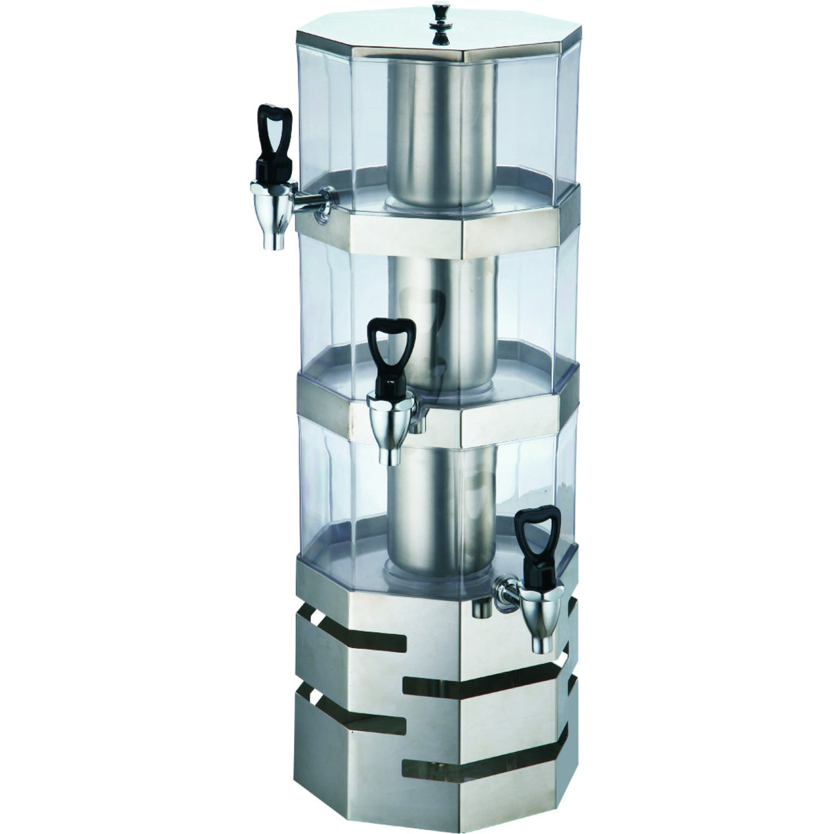 Commercial Juice Dispenser 3 Tier 12 Litres Octagon | Jvs12 A