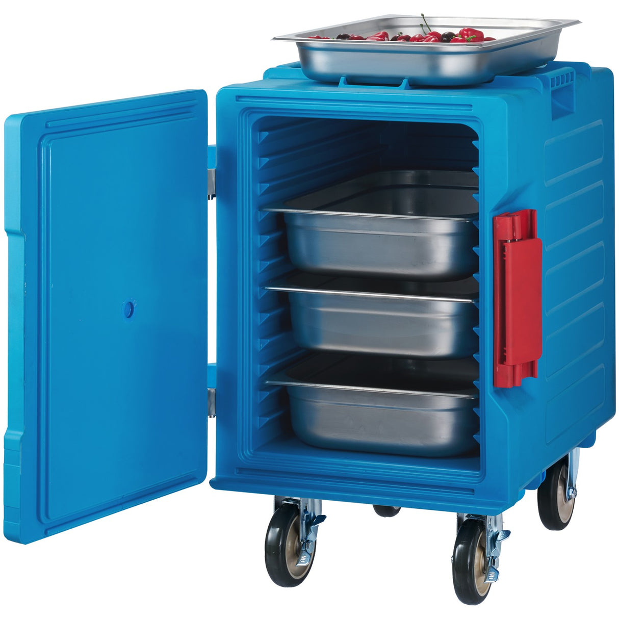 Insulated Front Loading Mobile Bakery Pan Carrier For Gn1/1 &Amp; Gn1/2 Trays Polypropylane 477×680×760mm | Jwipcck