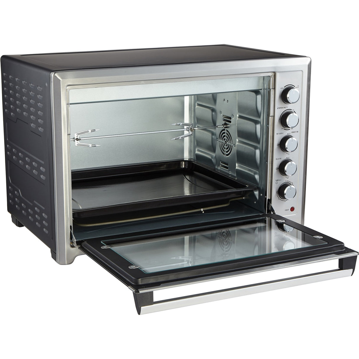 Light Duty Convection Oven With Grid &Amp; Rotisserie 100 Litres | K1000 Bcl