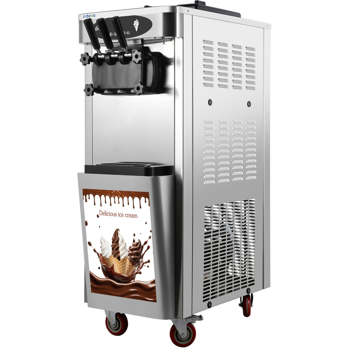 Commercial Standing Soft Serve Ice Cream Machine 25–28 L/H 560x715x1380mm | K25 Sic