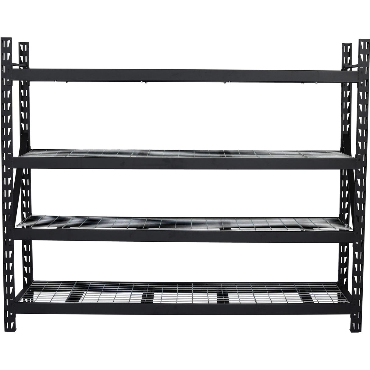 Industrial 4 Tier Heavy Duty Wire Shelving Unit 2400kg Capacity (600kg Per Shelf) 2000x600x2000mm | Kit86