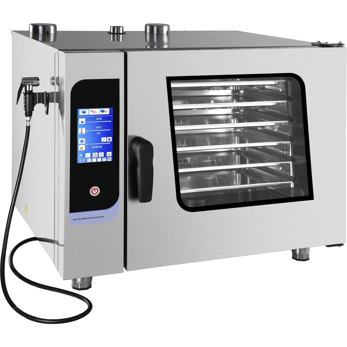 Commercial Electric Combi Oven 6 X Gn 1/1 Capacity With Steam Cooking Function| Kngckw06 A