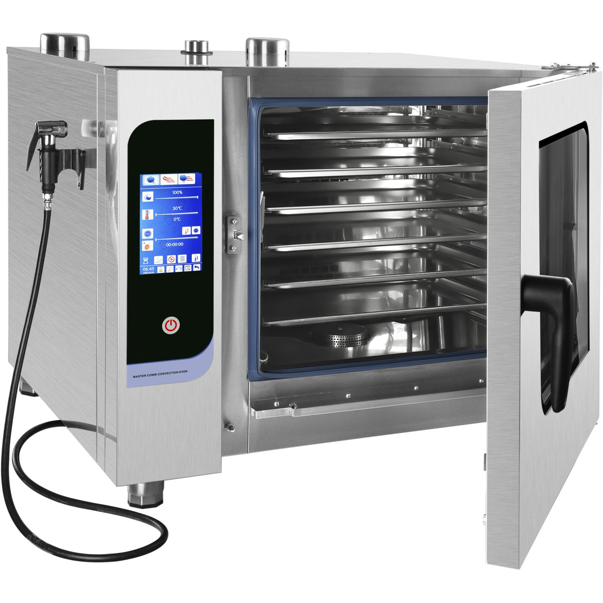 Commercial Electric Combi Oven 6 X Gn 1/1 Capacity With Steam Cooking Function| Kngckw06 A