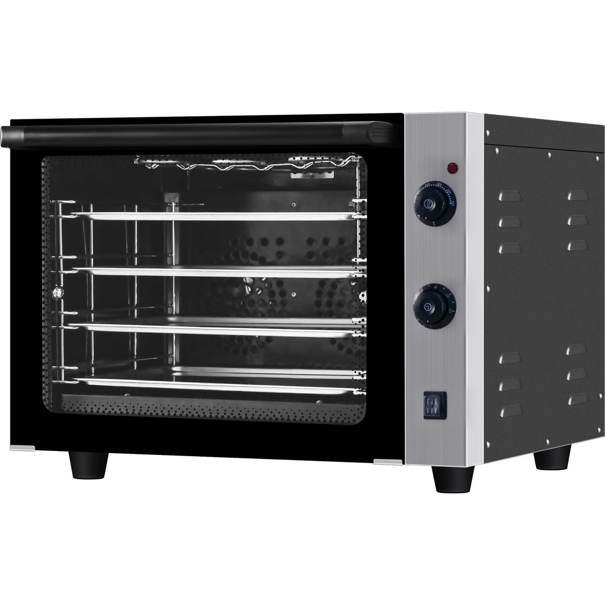 Commercial Electric Convection Oven 4 Trays 440x320mm Double Fan Manual Controls | Kngec01 C01