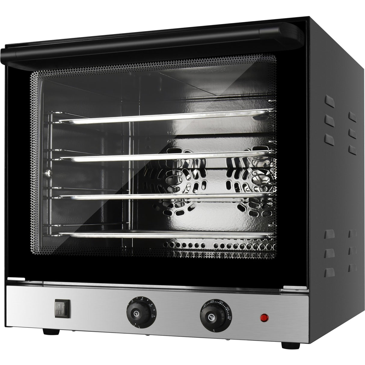 Commercial Electric Convection Oven 4 Trays 440x320mm Double Fan Manual Controls | Kngec01 C02
