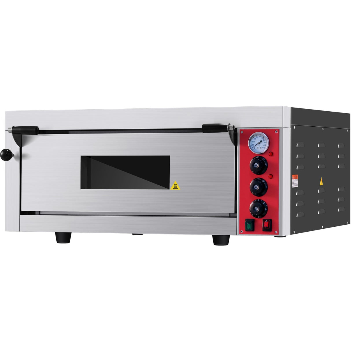 Commercial Pizza Oven Electric 1 Chamber 660x660mm Mechanical Controls 5k W | Kngep4 T