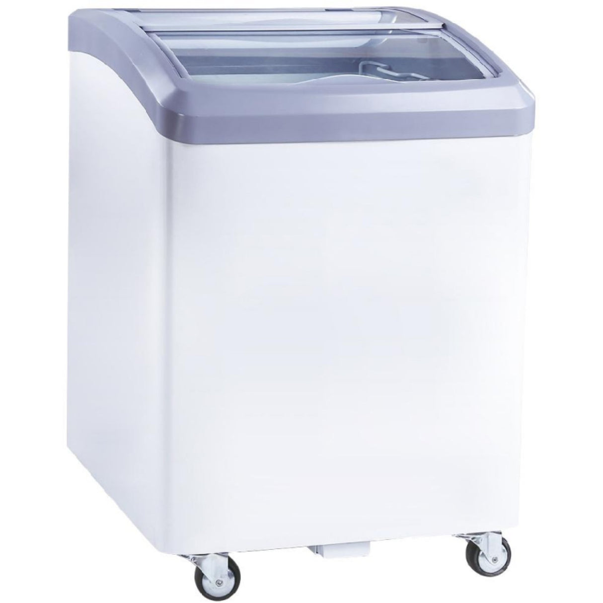 Commercial Horizontal Display Freezer 164 Litres 2 Glass Doors 625x710x910mm Ventilated Cooling | Kobe212