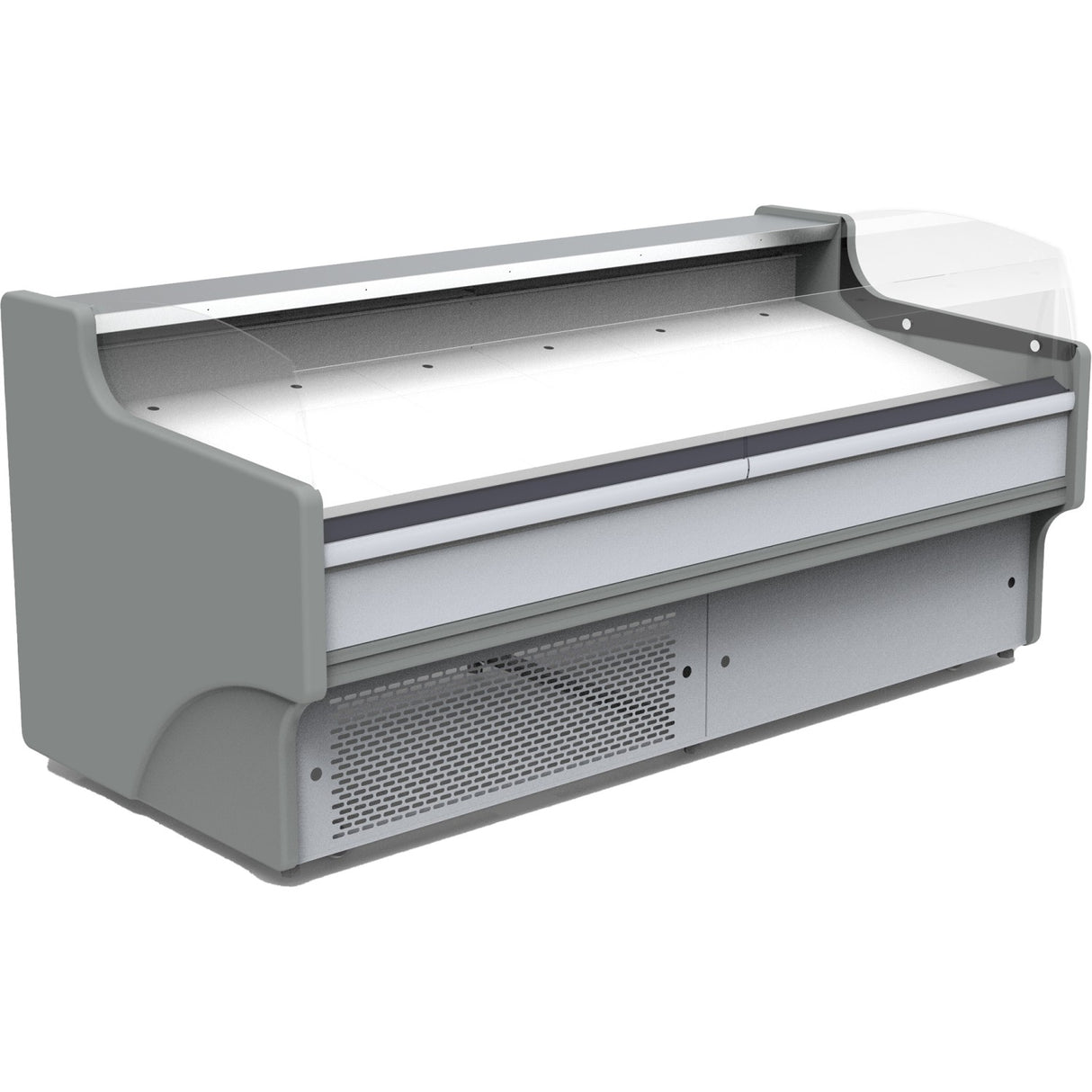 Open Deli Serve Over Counter 172 Litres Straight Glass Ventilated Cooling 1580x940x916mm | Kscp1509 Rf