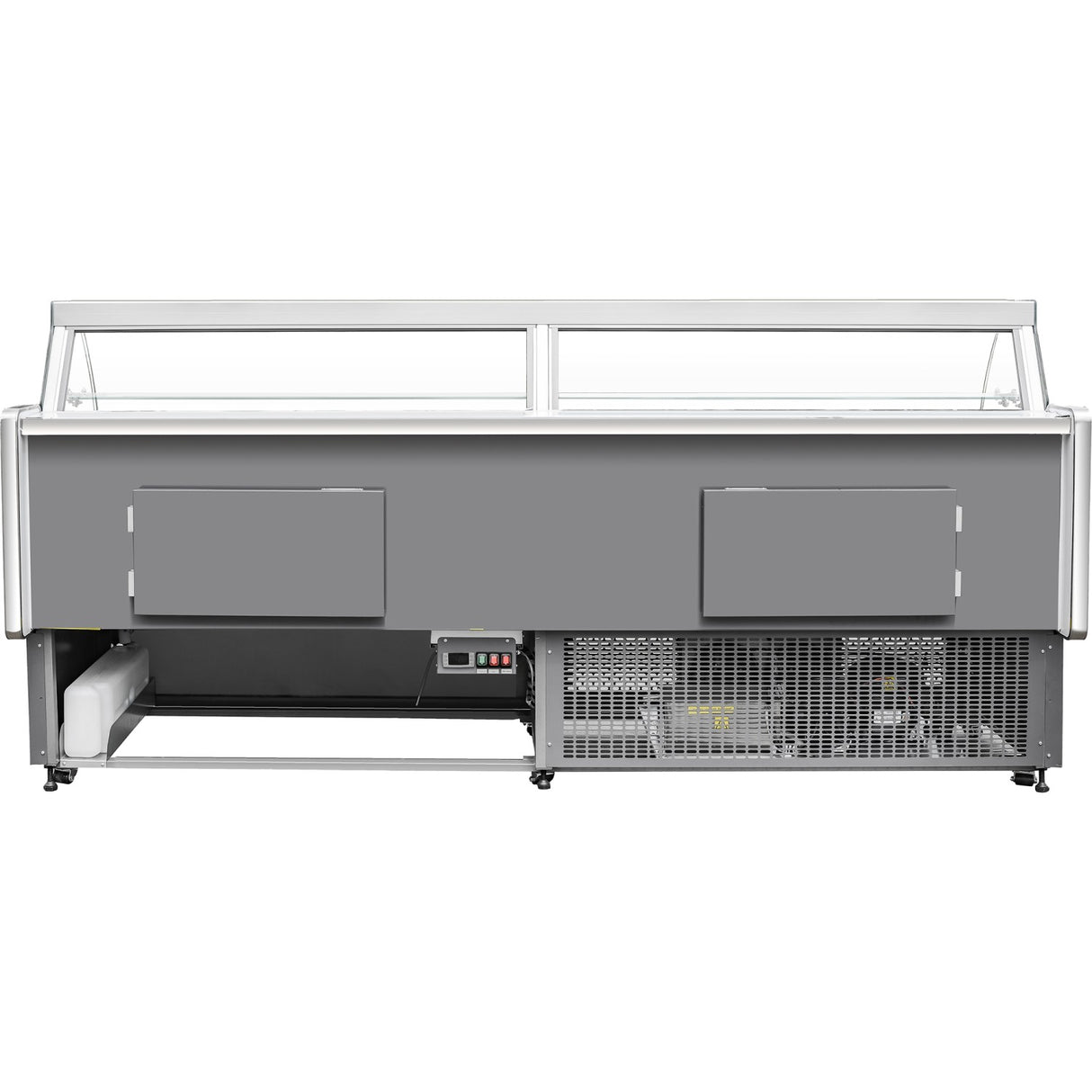 Serve Over Deli Counter Curved Glass Front 2500x850x1200mm | Bluel414