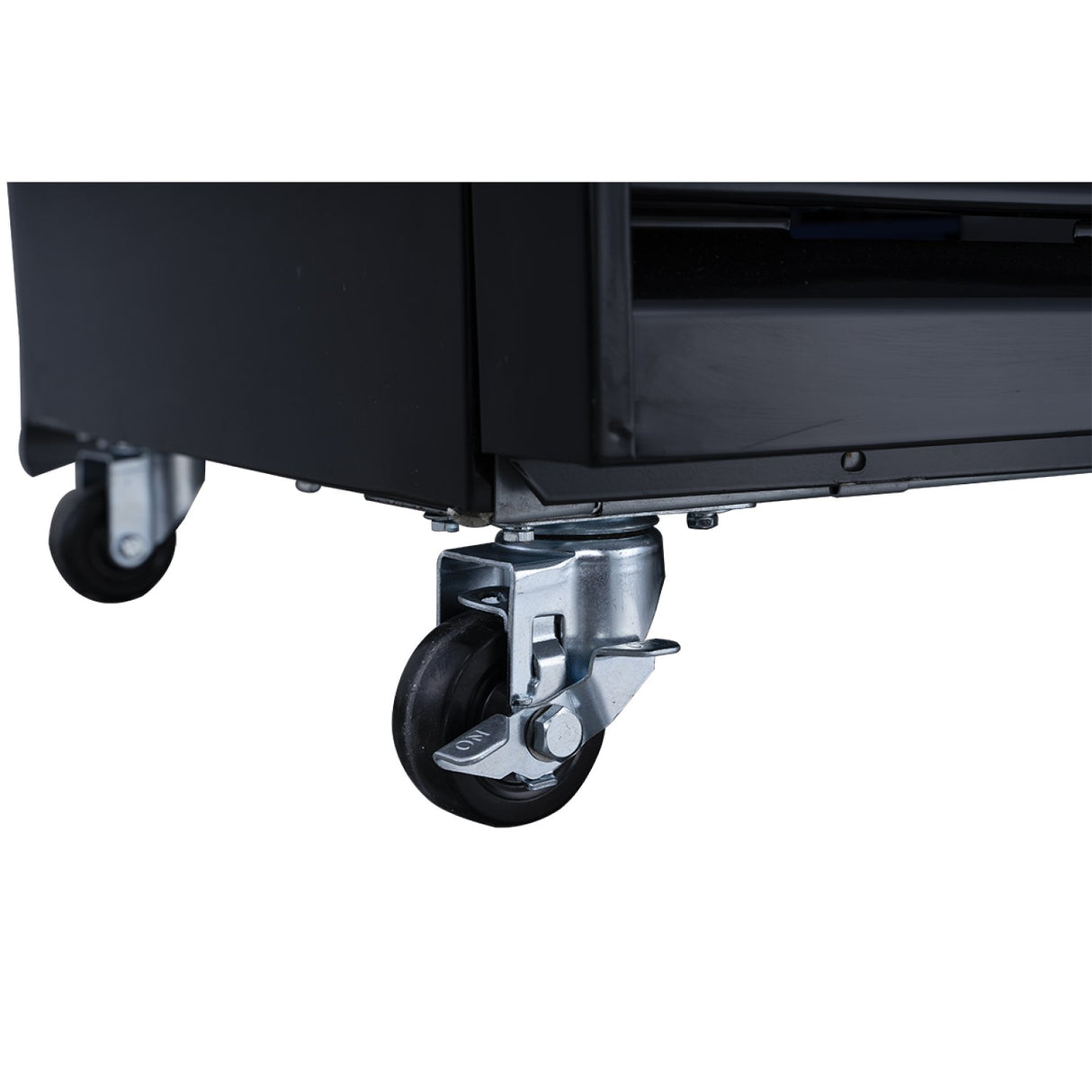 Commercial Bottle Cooler Upright 980 Litres Ventilated Cooling Twin Hinged Doors Canopy Light 1200x730x2036 Black | Lg1000 Bfblack