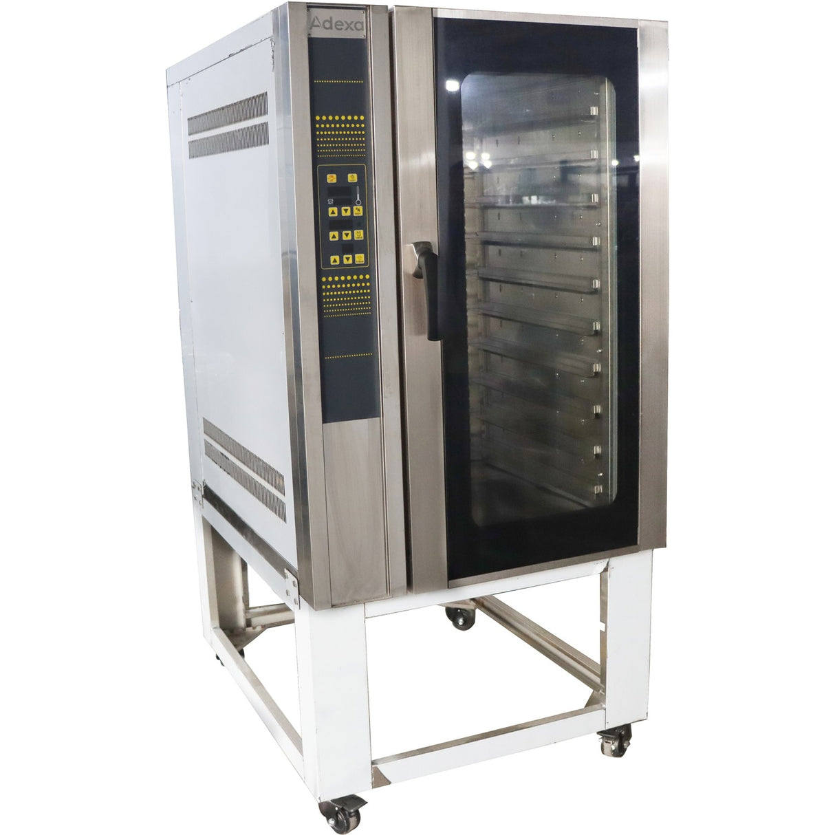 Commercial Electric Convection Oven With Steam 10 Trays &Amp; Mechanical Panel 380 V 870x1200x1520mm | Lmr10 Di