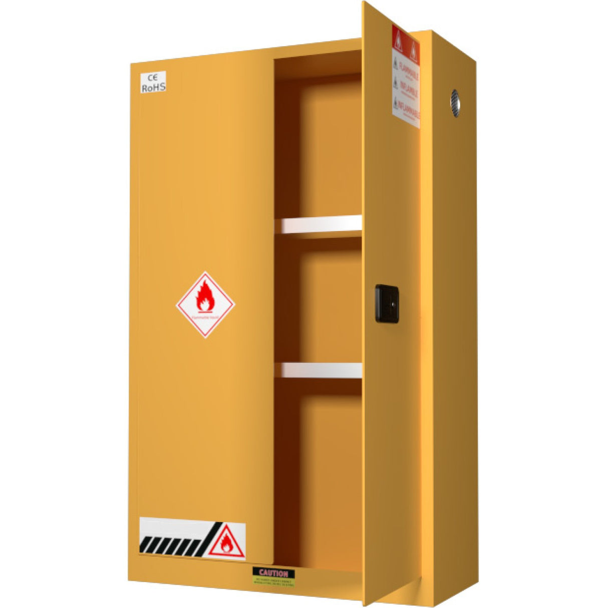 45 Gallon / 200 Lt Flammable Safety Coshh Cabinet 1090x460x1650mm | Mb45 Gsc