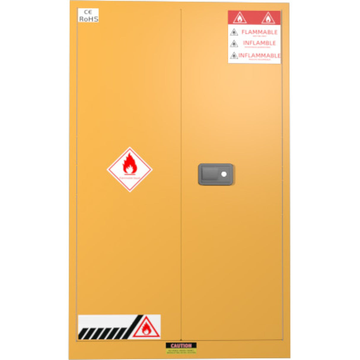 45 Gallon / 200 Lt Flammable Safety Coshh Cabinet 1090x460x1650mm | Mb45 Gsc