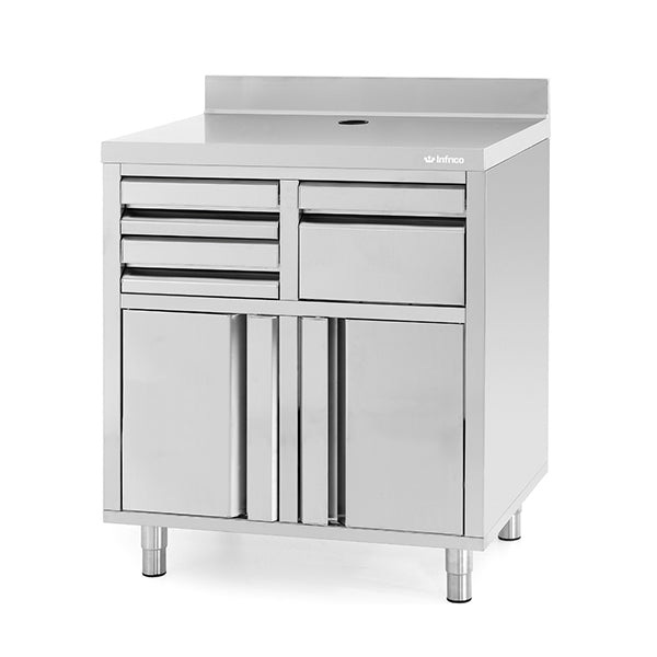 820mm Wide Back Bar Coffee Storage Unit