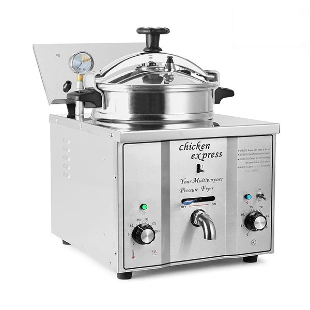 Commercial Pressure Fryer 15 Litres 3k W Countertop | Mdxz16