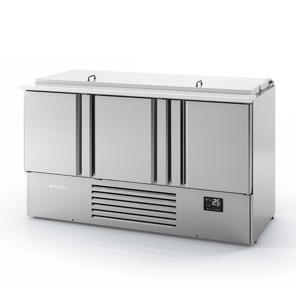 Compact Triple Door Refrigerated Saladette