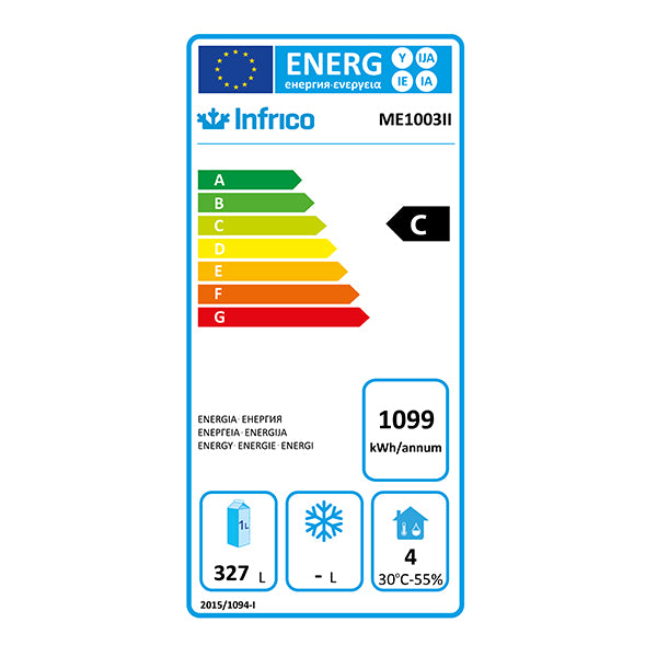 Compact Triple Door Refrigerated Counter With Upstand
