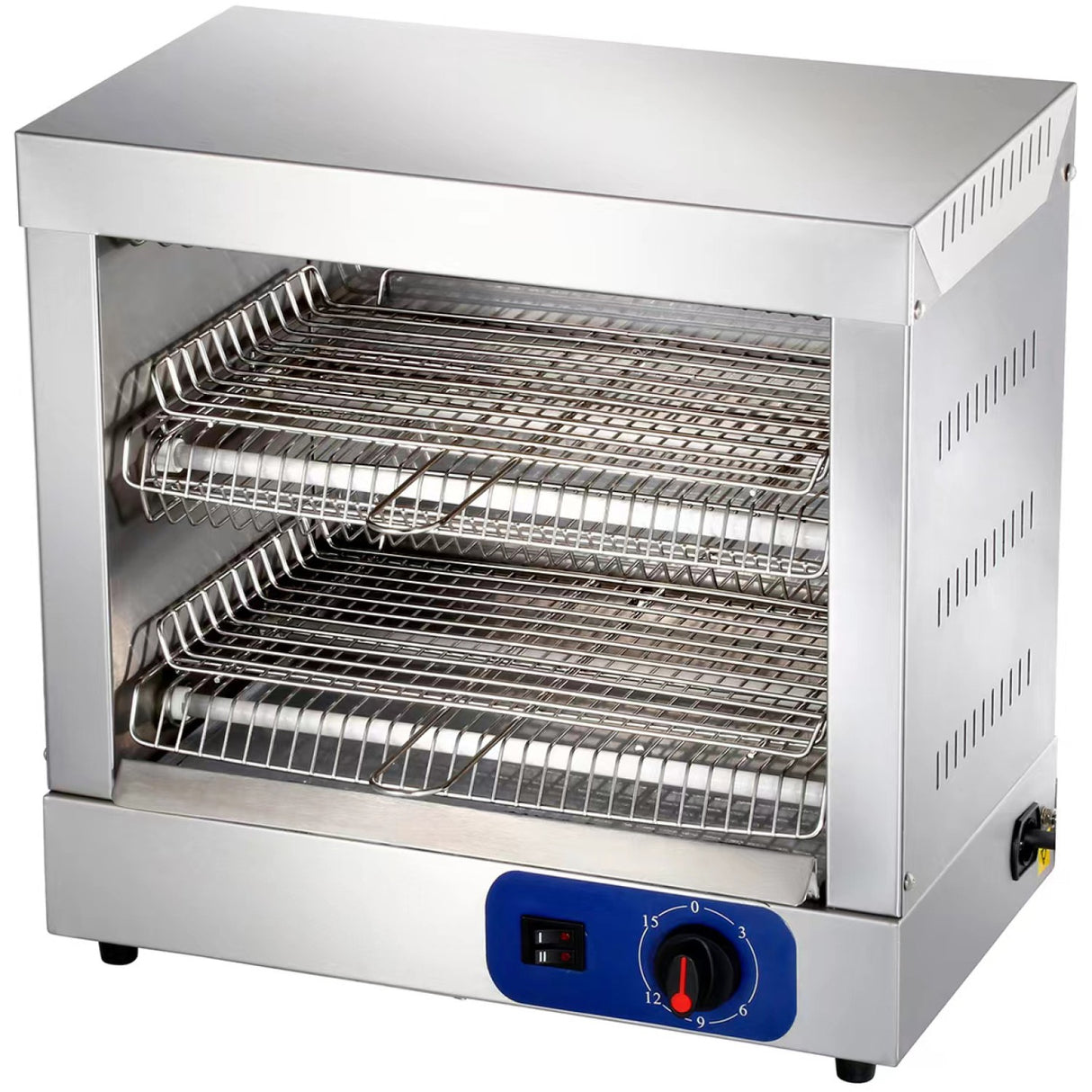 Commercial Quartz Salamander Toaster Oven Double 490x260x370mm 3k W | Mhq300