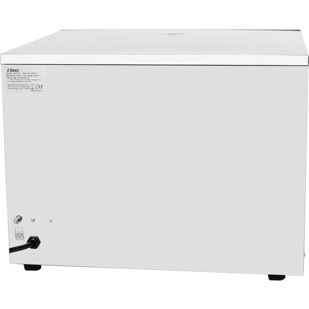 Electric Pizza Oven 2 Chambers 410x420mm | Mlp2 St