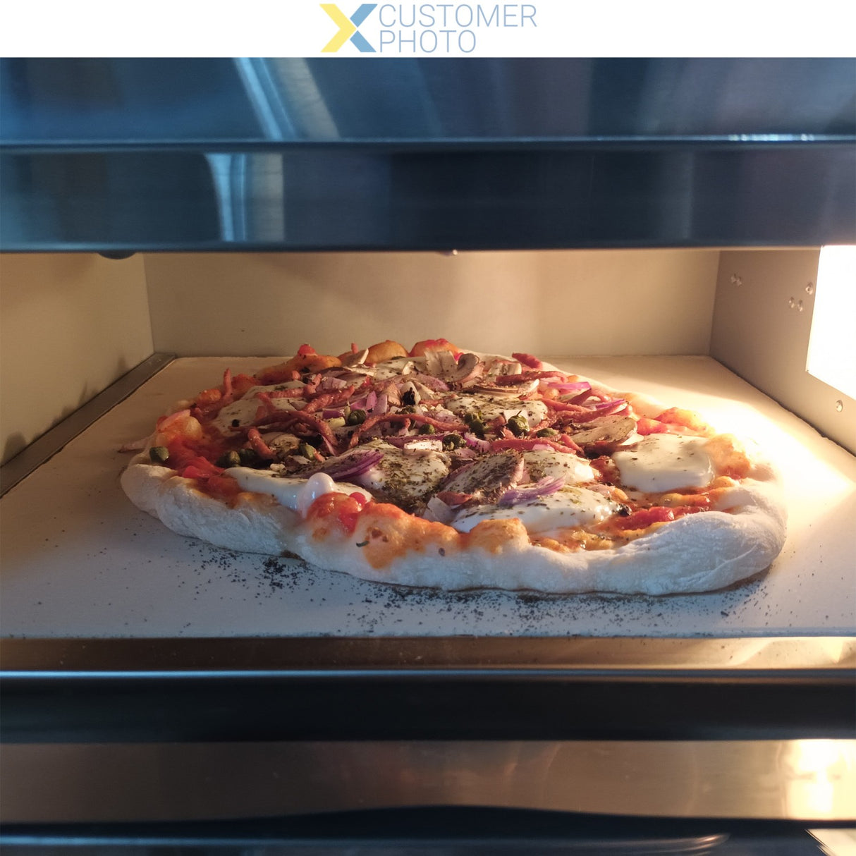 Electric Pizza Oven 2 Chambers 410x420mm | Mlp2 St