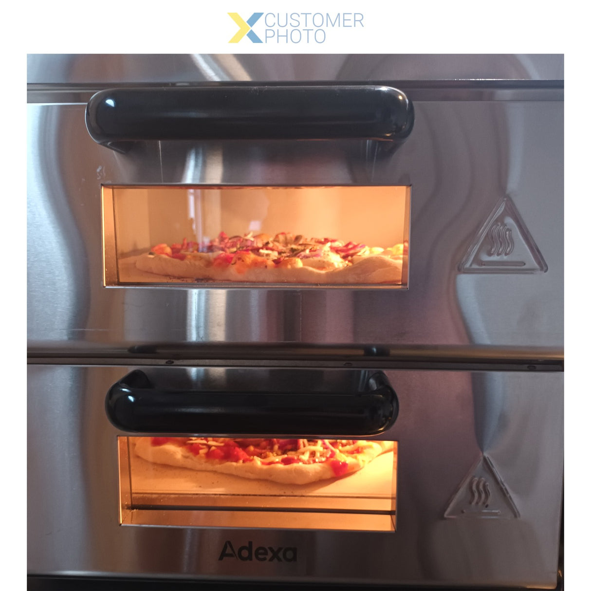 Electric Pizza Oven 2 Chambers 410x420mm | Mlp2 St