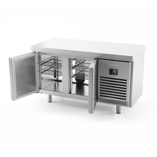 Double Hinged Door Pass Thru Refrigerated Counter