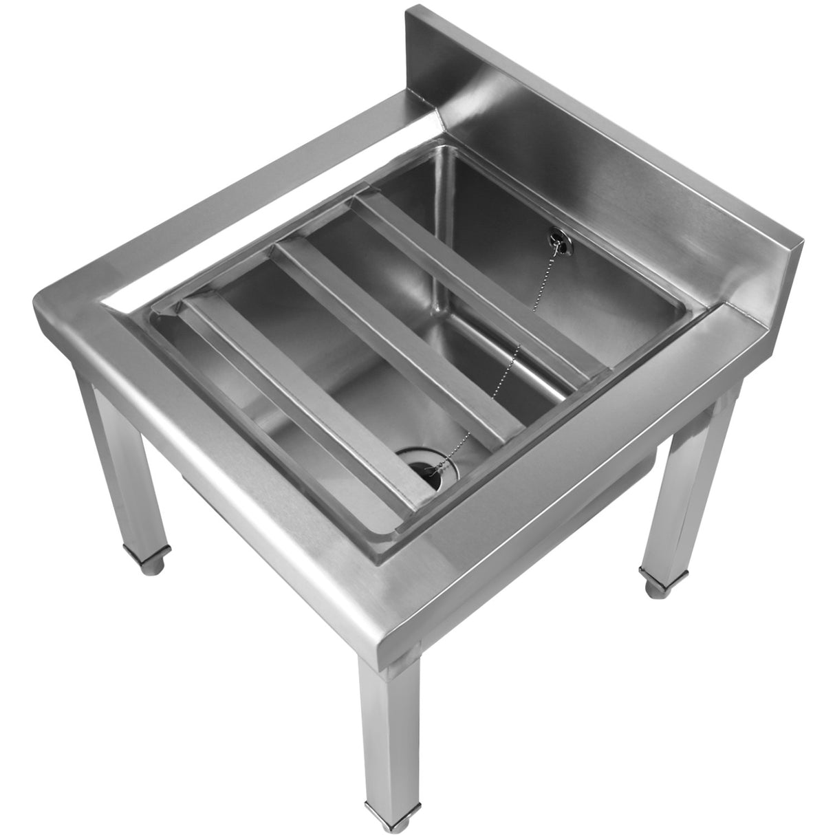 Janitorial Mop Sink Stainless Steel 500x500x550mm | Ms5050