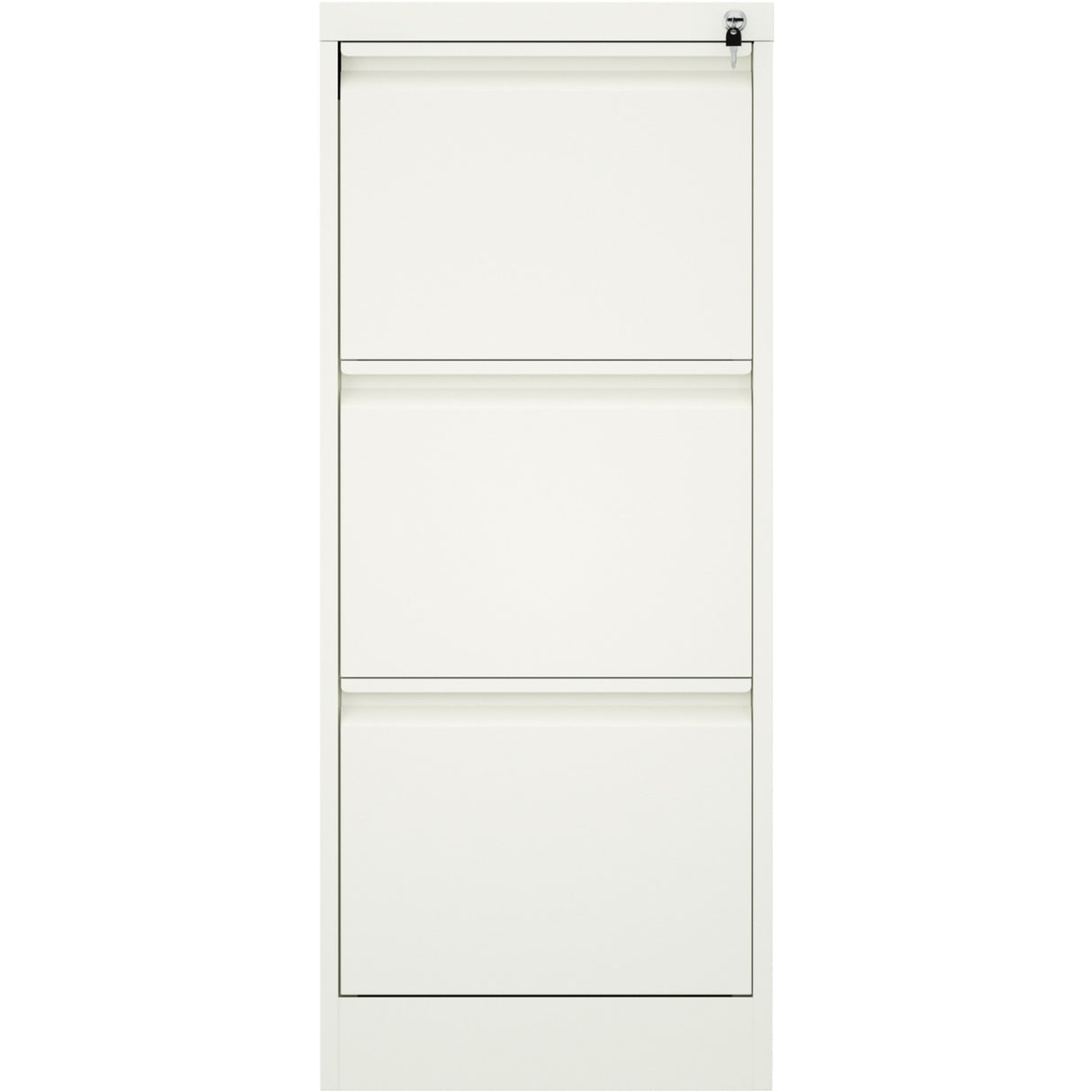 Professional Filing Cabinet 3 Drawer 460x620x1025mm White | Mxdc2 White