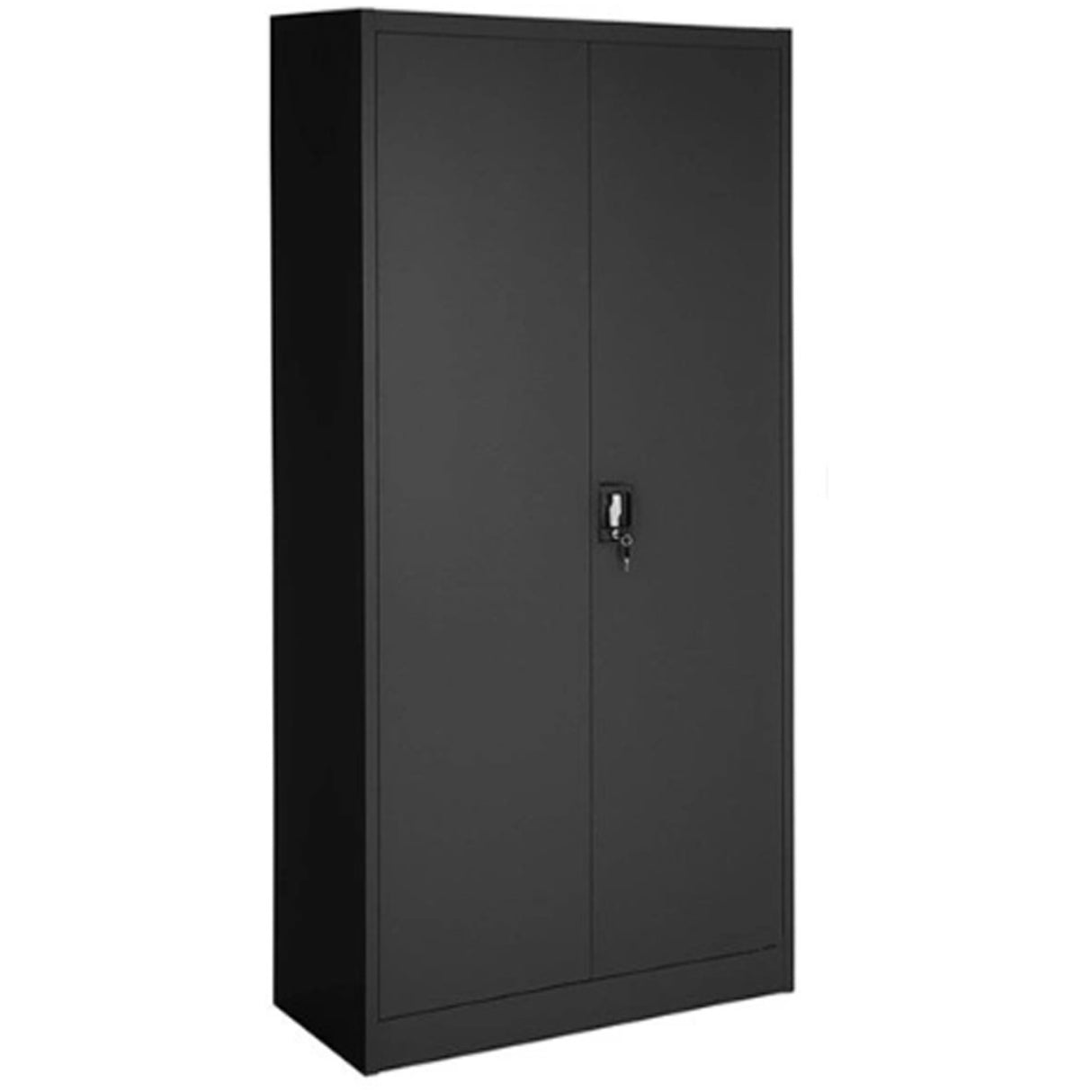Commercial Black Steel Cabinet 2 Doors 900x400x1850mm | Myoc06