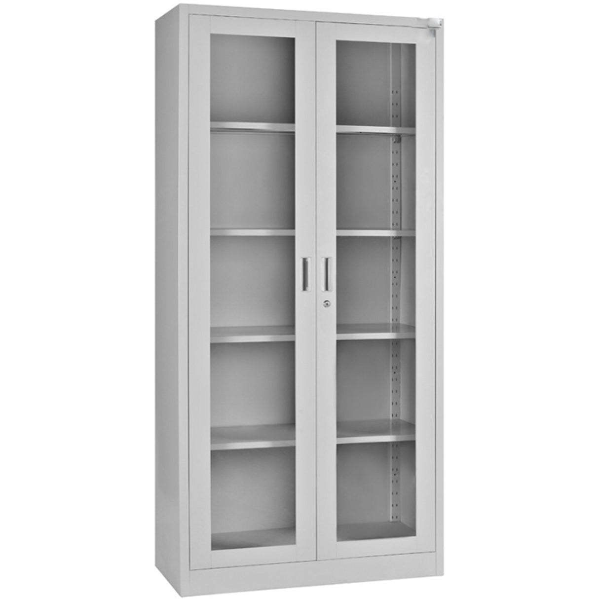 Commercial Steel Cabinet 2 Glass Doors 900x400x1850mm | Myoc13