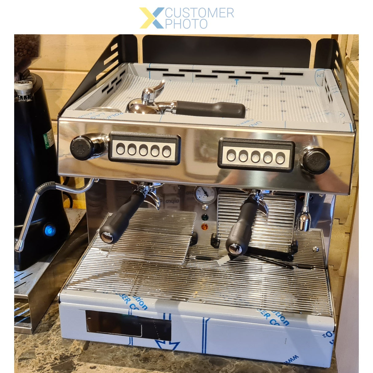 Commercial Espresso Coffee Machine Automatic Tall Cups 2 Groups Compact 6 Litres | Mia3