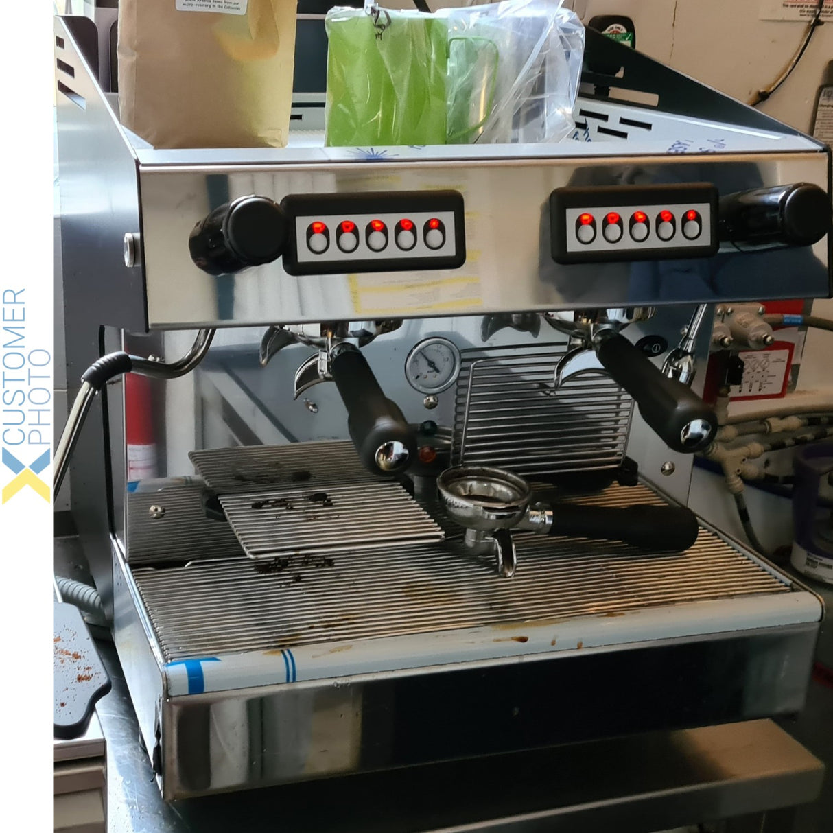 Commercial Espresso Coffee Machine Automatic Tall Cups 2 Groups Compact 6 Litres | Mia3