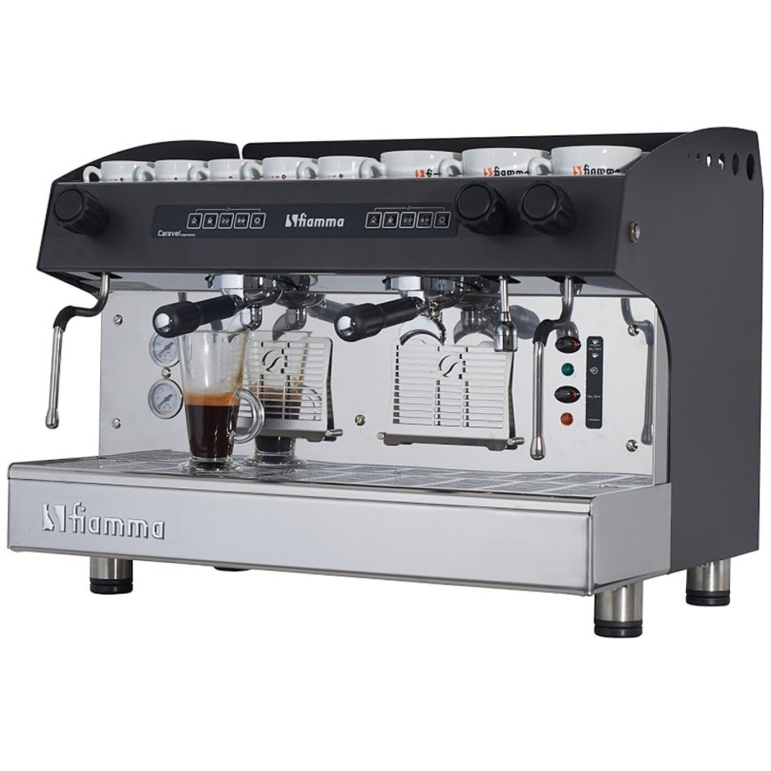 Commercial Espresso Coffee Machine Automatic Tall Cups 2 Groups 11 Litres |  Mia5