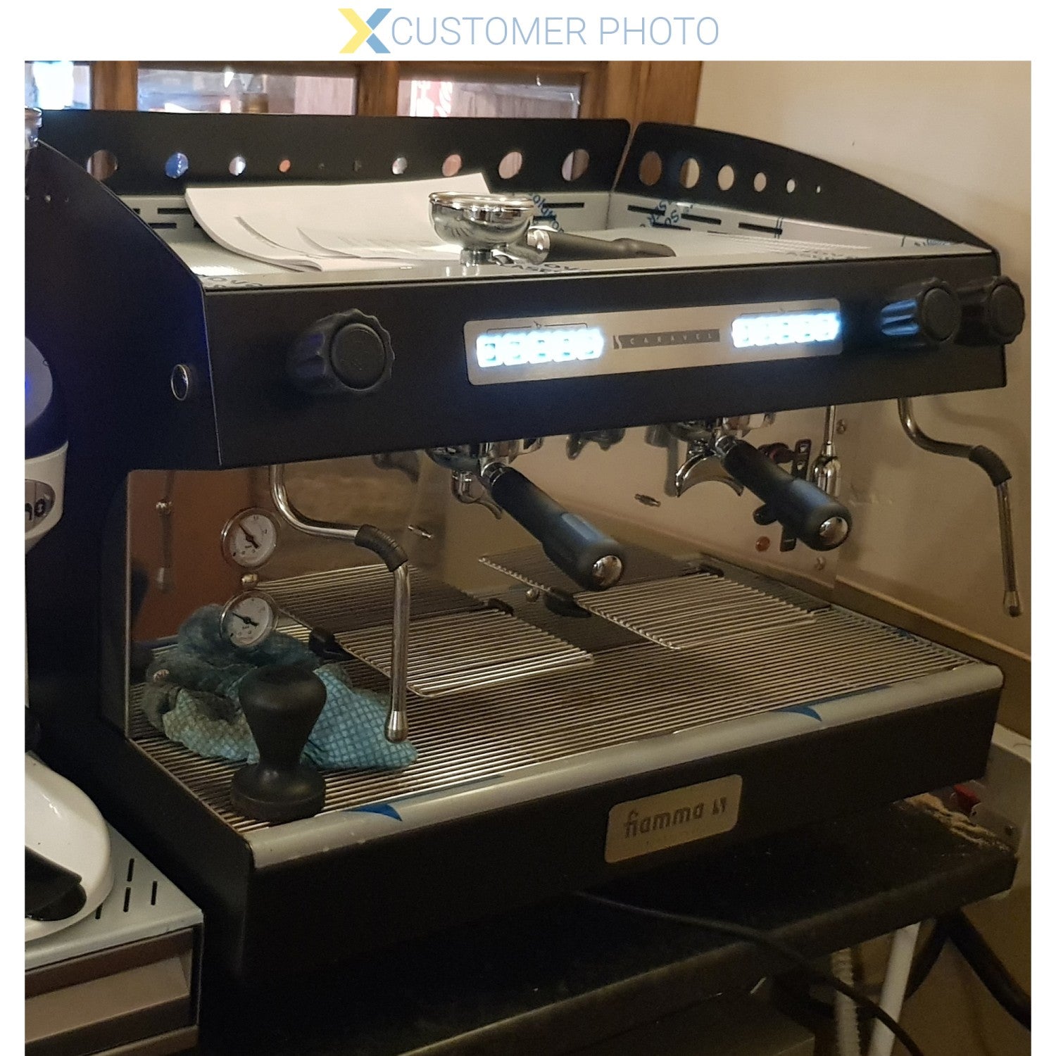 Commercial Espresso Coffee Machine Automatic Tall Cups 2 Groups 11 Litres |  Mia5