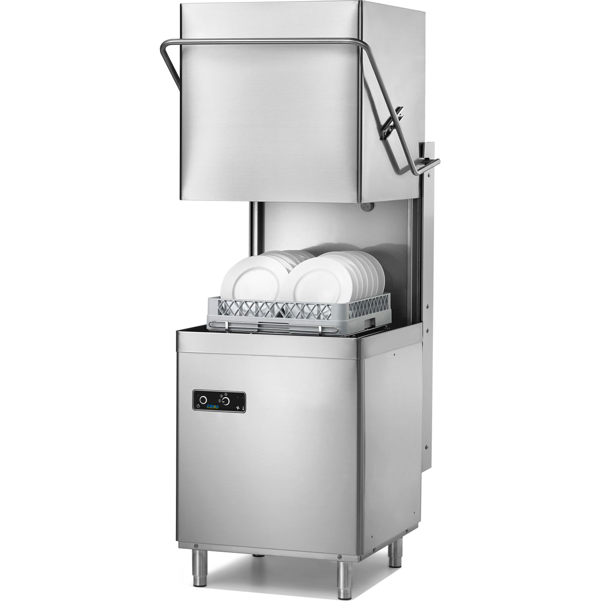 Passthrough Dishwasher Premium 500mm Basket 48 Baskets/Hour Break Tank Drain Pump Detergent Dosing Pump 230 V | Adx10 Mb