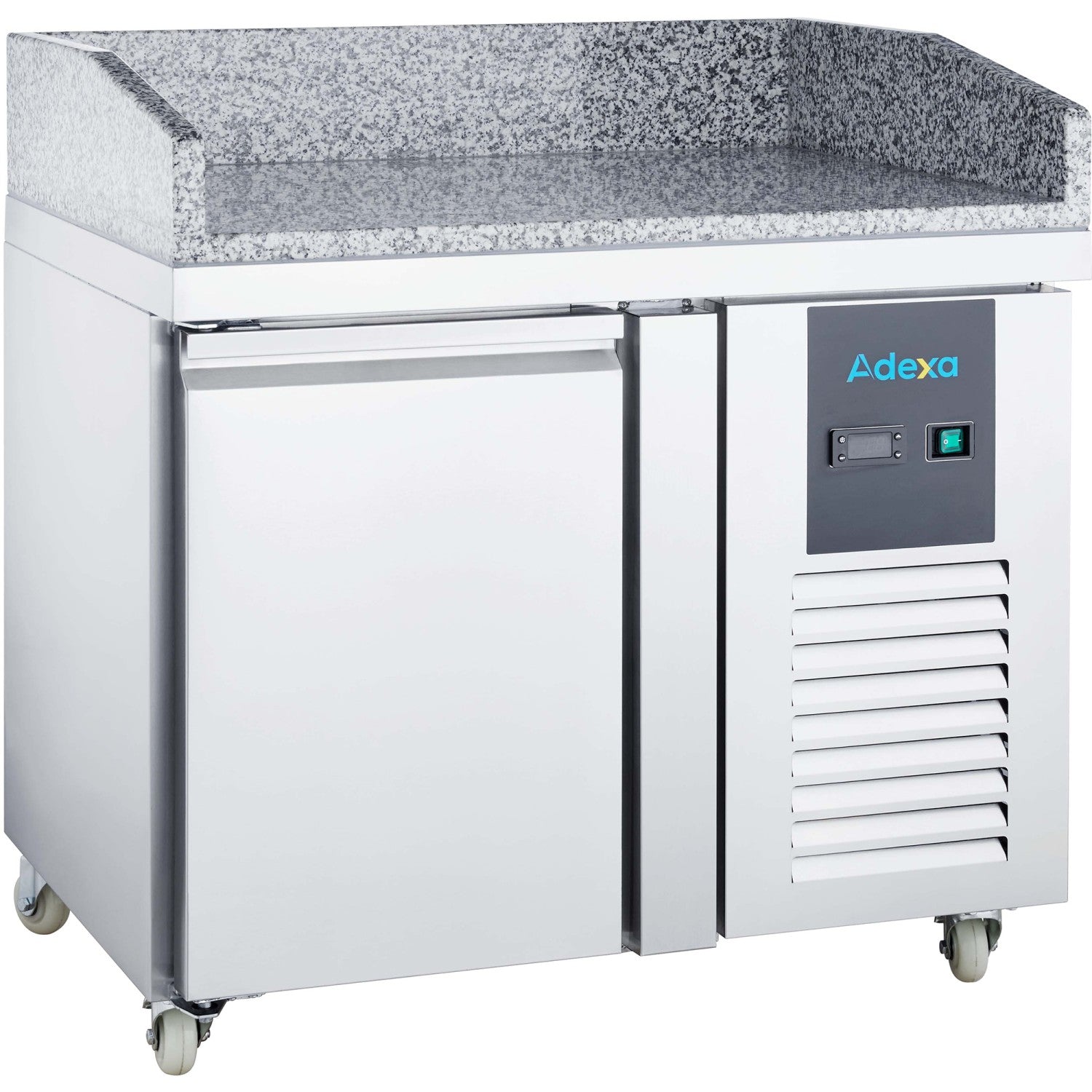 157 Ltr 1 Door Stainless Steel Refrigerated Prep Counter With Granite Top | Norcold832