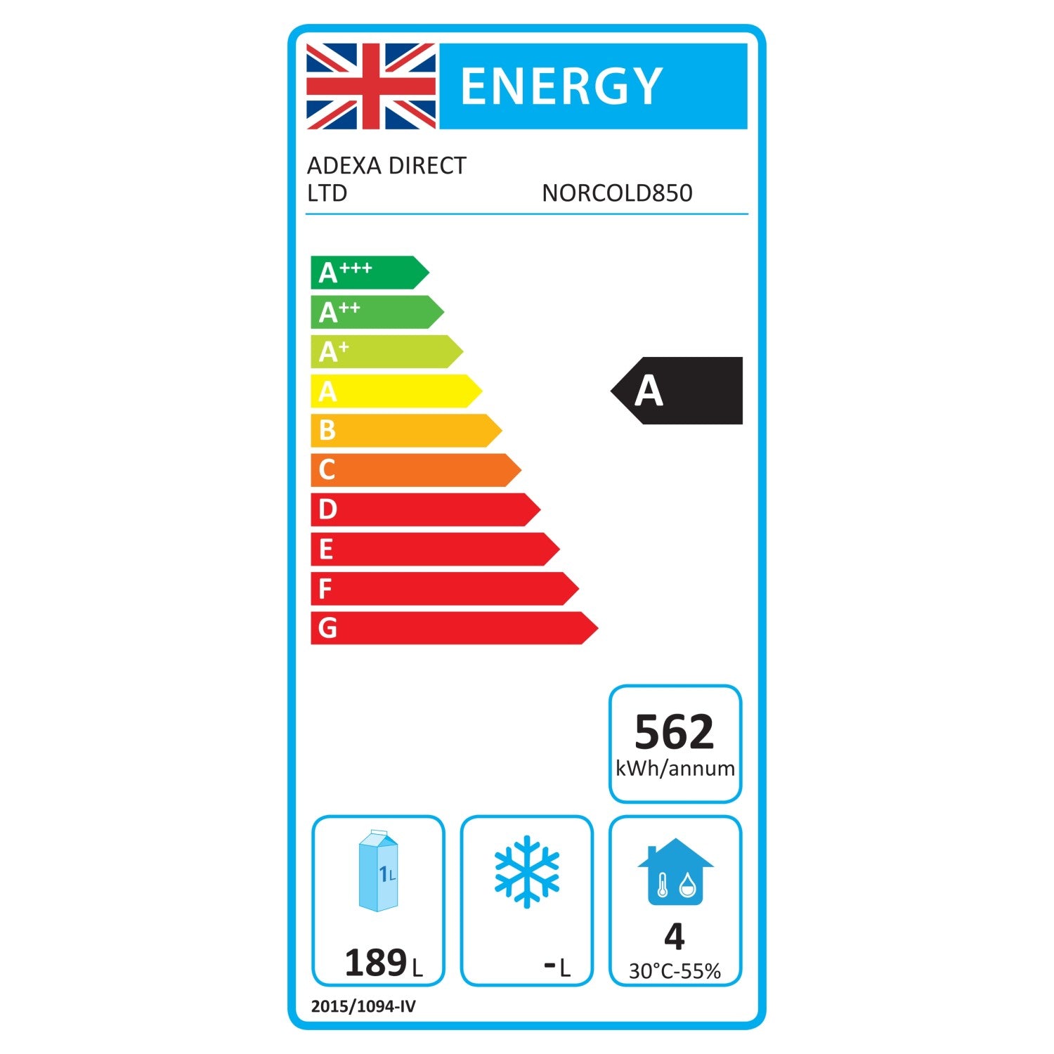 307 Ltr 2 Door Stainless Steel Refrigerated Prep Counter With Granite Top | Norcold850