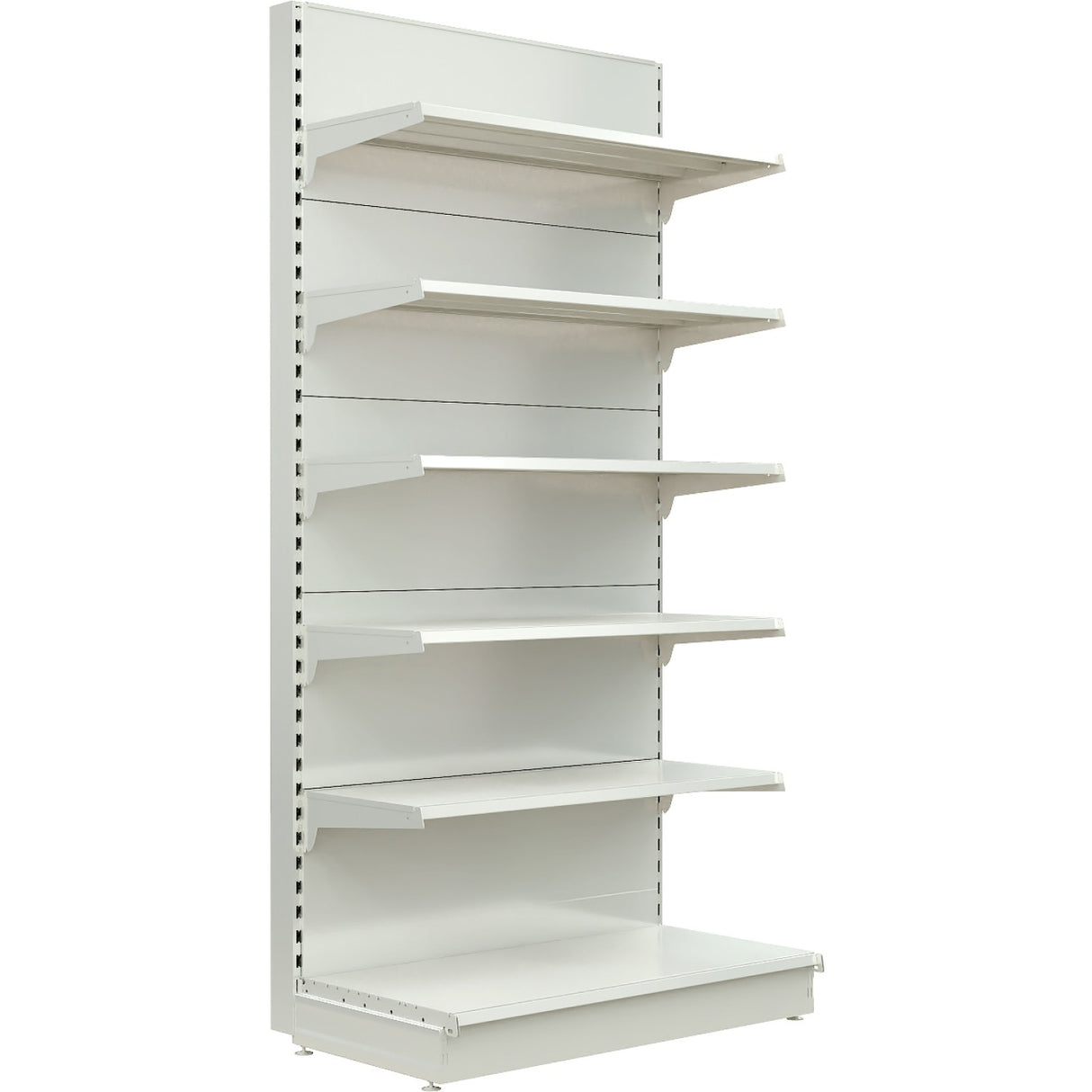 Retail Wall Shelving Starter Unit White | Nsreu11 White100 Start
