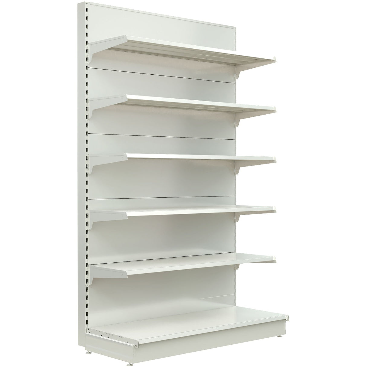 Retail Wall Shelving Add On Unit White | Nsreu11 White125 Add