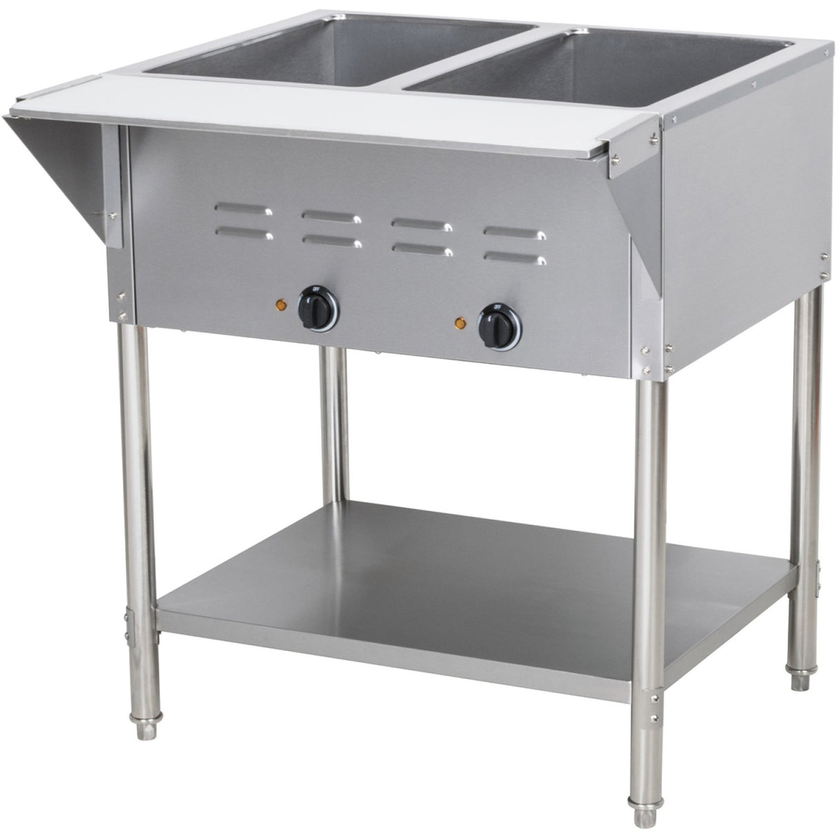 Commercial Bain Marie Table 2x Gn1/1 Dry Heat |  Nvc2