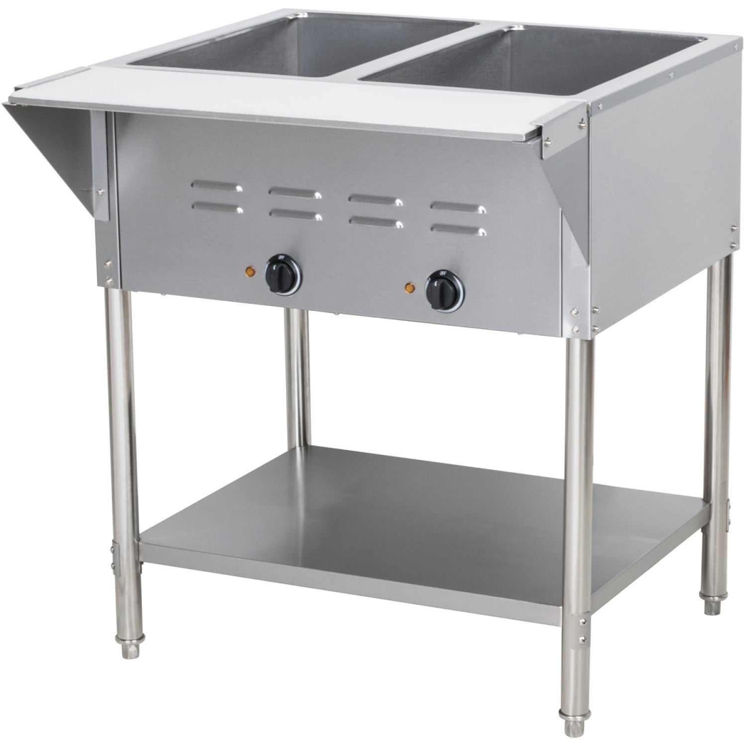 Commercial Bain Marie Table 2x Gn1/1 Dry Heat |  Nvc2