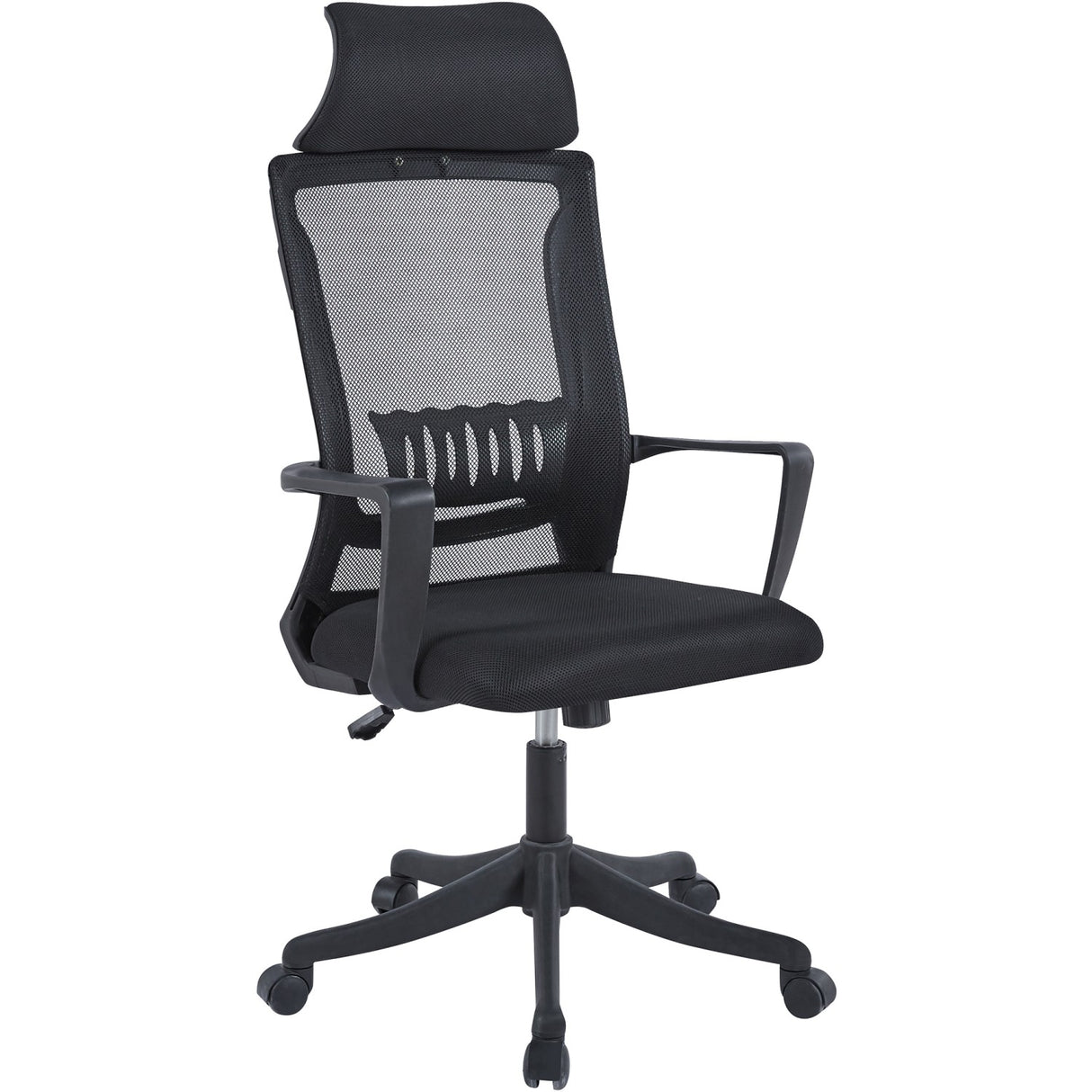 Mesh Office Chair With Headrest Black | Oc2521