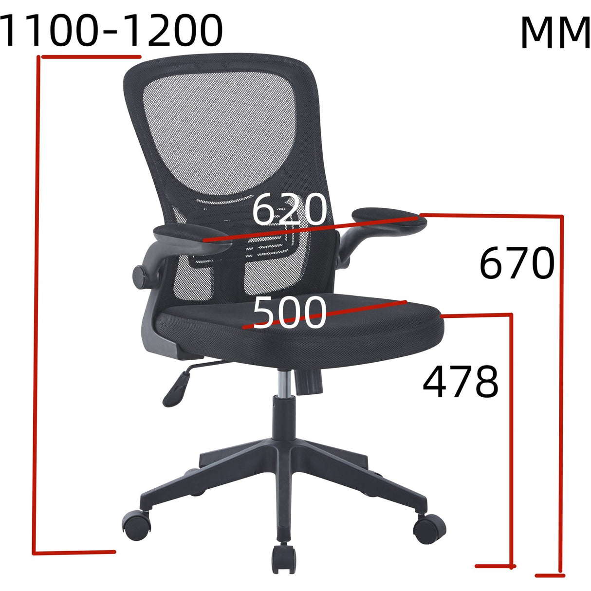Mesh Office Chair Black | Oc310