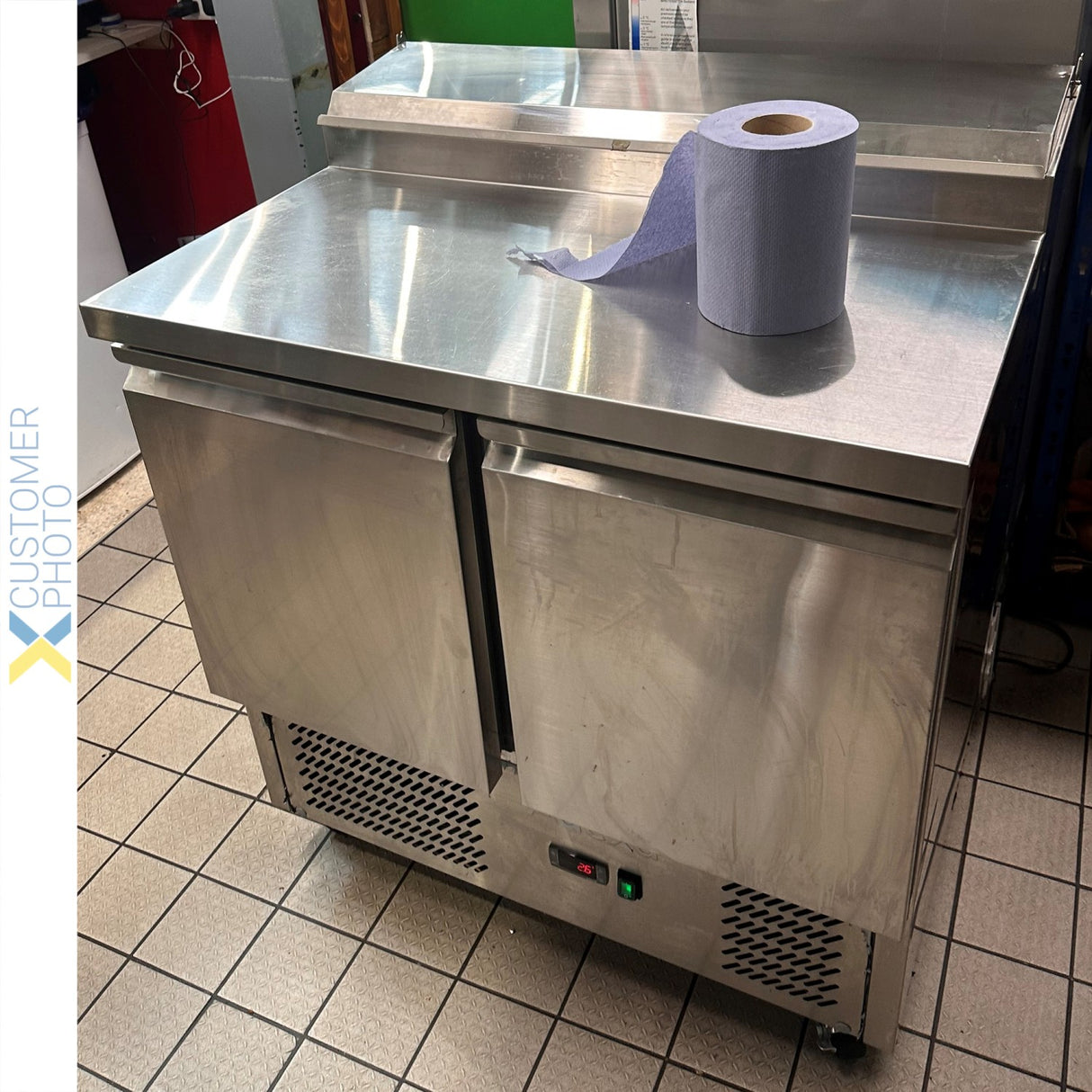 Refrigerated Prep Table 2 Doors Sandwich Top 5x Gn1/6 | P22