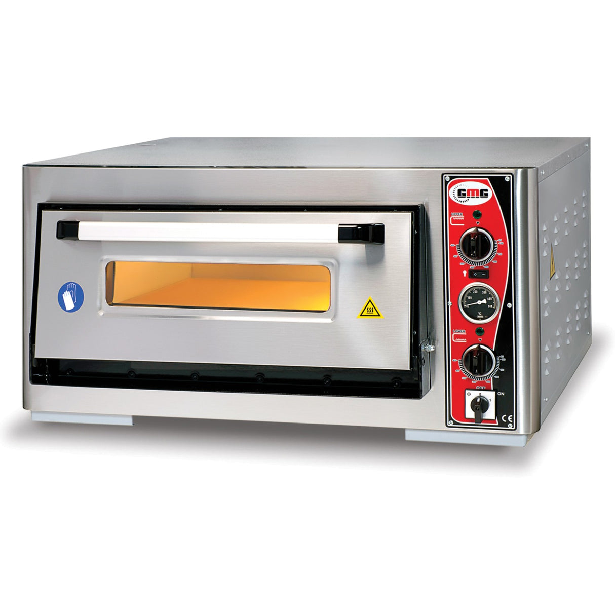 Electric Pizza Oven Premium Thermometer 1 Chamber 700x700mm Capacity 4 Pizzas At 13&Quot; 230 V/1 Phase | Pf7070 Et