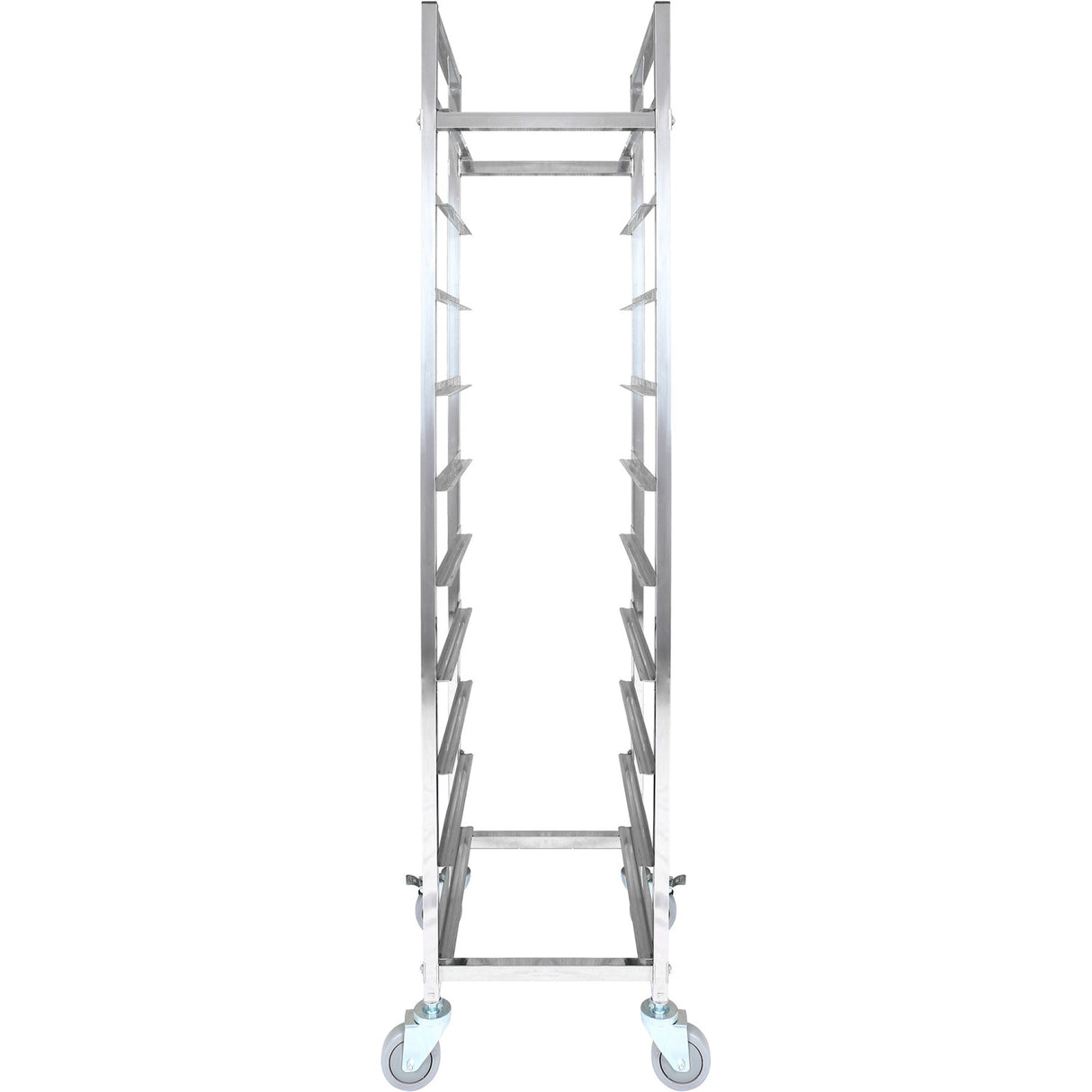 10 Tier Rack/Tray/Pan Trolley For Width 310 350mm Covered Sides Stainless Steel | Pt10 P