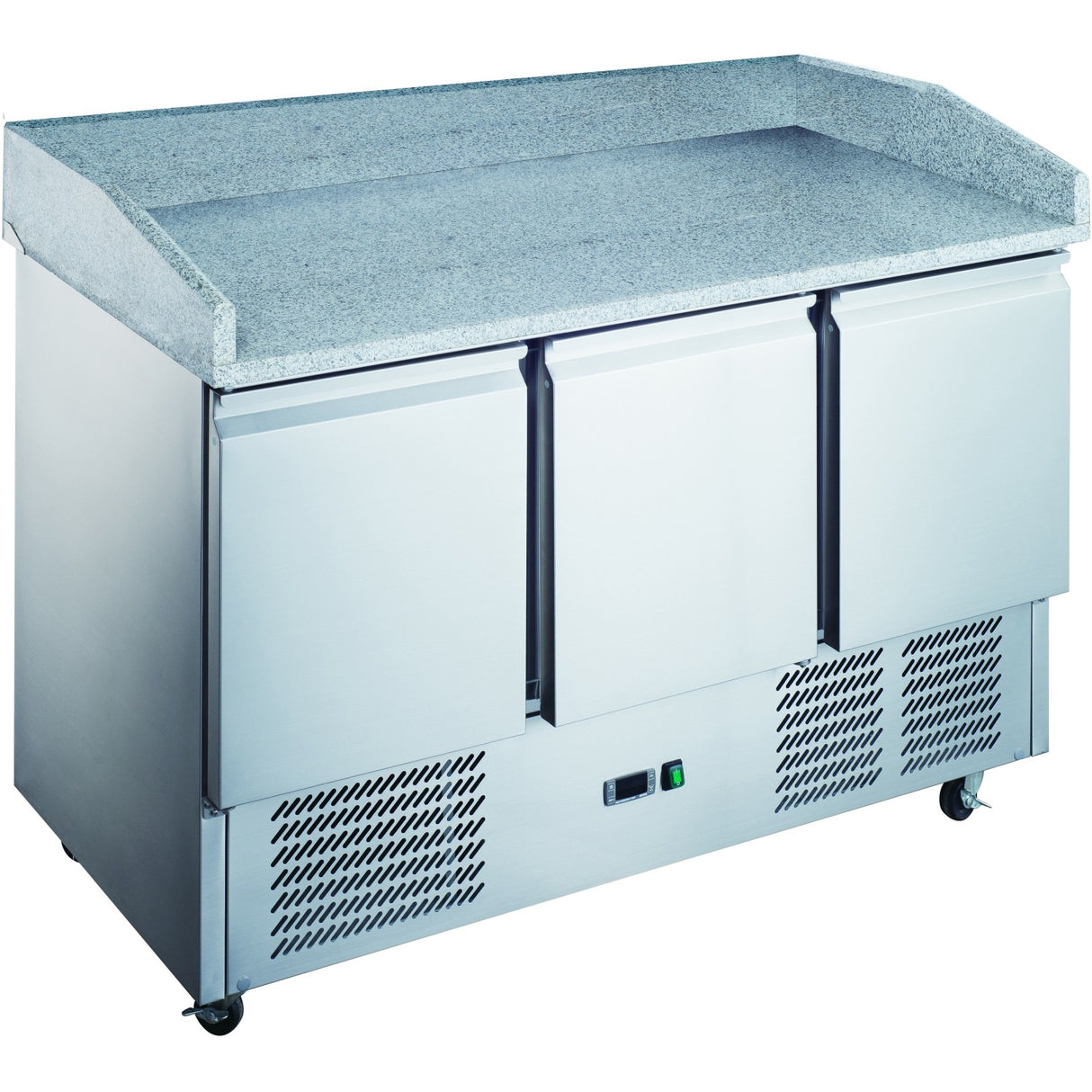 Pizza Counter 3 Doors Refrigerated Counter Depth 700mm | Pz14