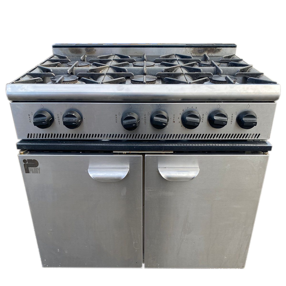 Parry 6 Burner Natural Gas Range Oven - (P6BO) - Refurbished