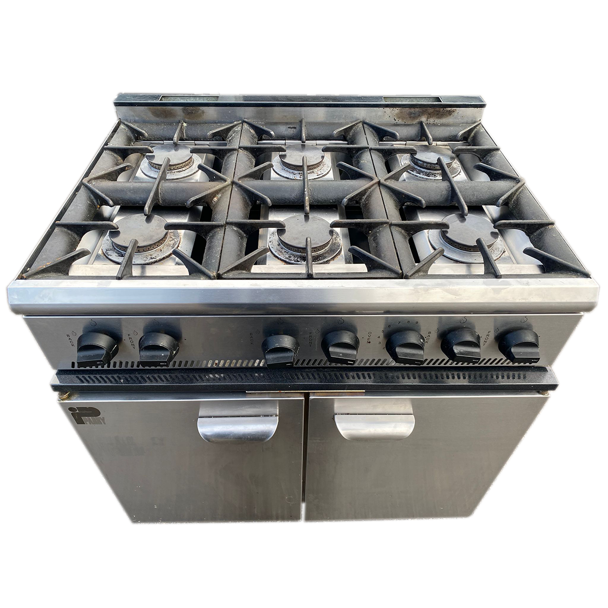 Parry 6 Burner Natural Gas Range Oven - (P6BO) - Refurbished