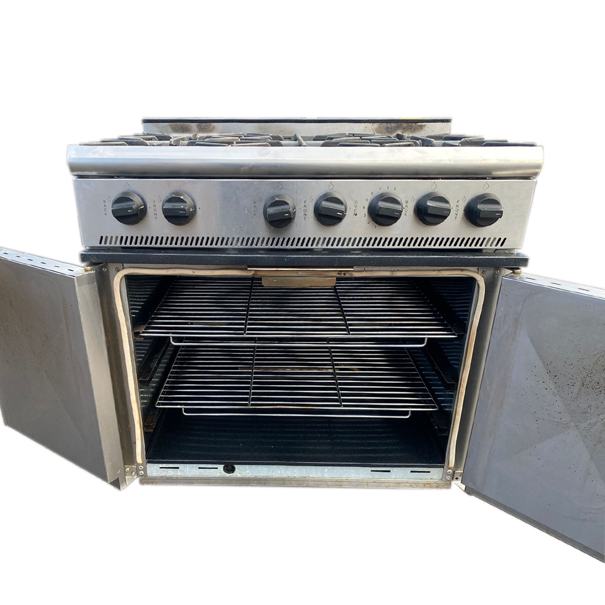 Parry 6 Burner Natural Gas Range Oven - (P6BO) - Refurbished